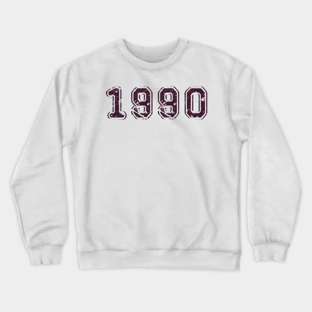 1990 Crewneck Sweatshirt by Myartstor 